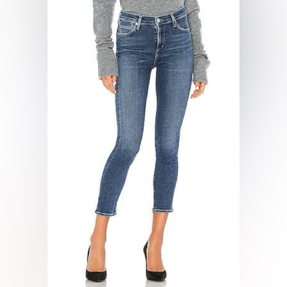 Citizens of Humanity Rocket Crop High Rise Skinny Jeabs